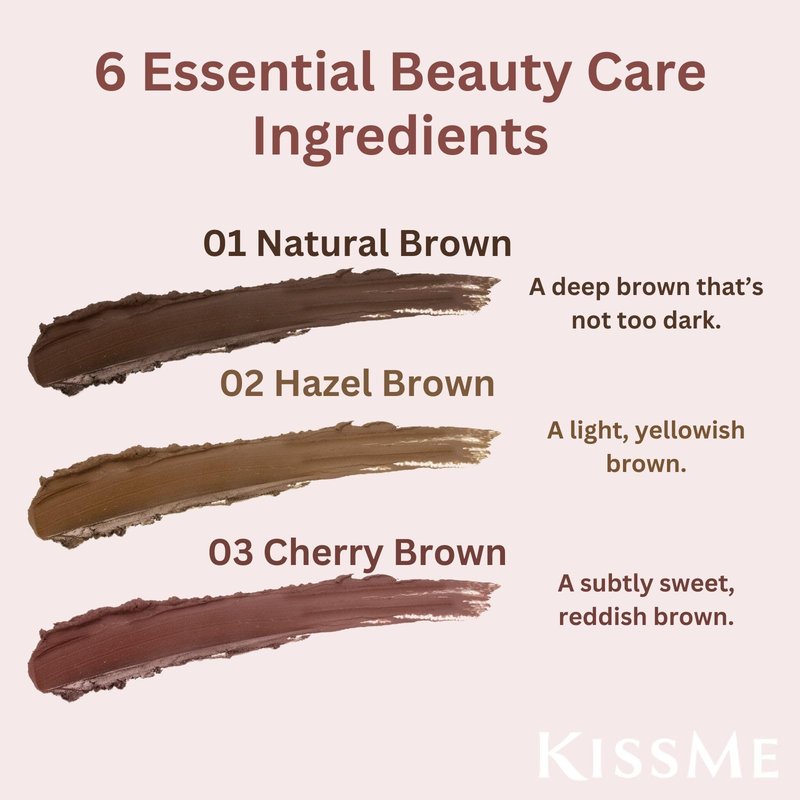 Heroine Make by KISSME Waterproof Eyeliner Pencil for All-Day Wear, Eyeliner Pencil for Cat Eye Liner Looks, Soft & Blendable Lines with a Smooth Glide, Rose Brown, Made in Japan, 1 EA, CREAM