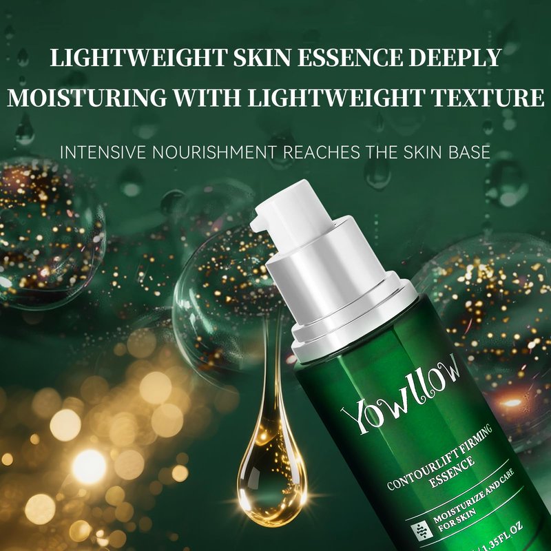 YOWLLOW Hydrating Facial Serums,Anti Aging Formula with Natural Ingredients,Hyaluronic Acid & Vitamin C,Reducing Wrinkles,Brightening Lifting & Glowing Skin,Light Face Essence for Daily Skin Care