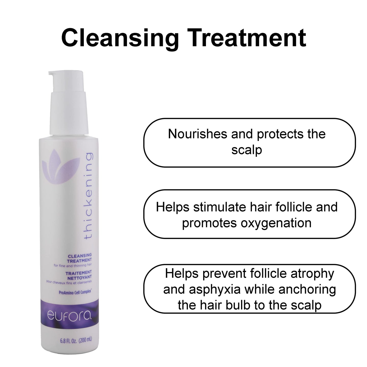 Eufora Thickening Cleansing Treatment 6.8 oz
