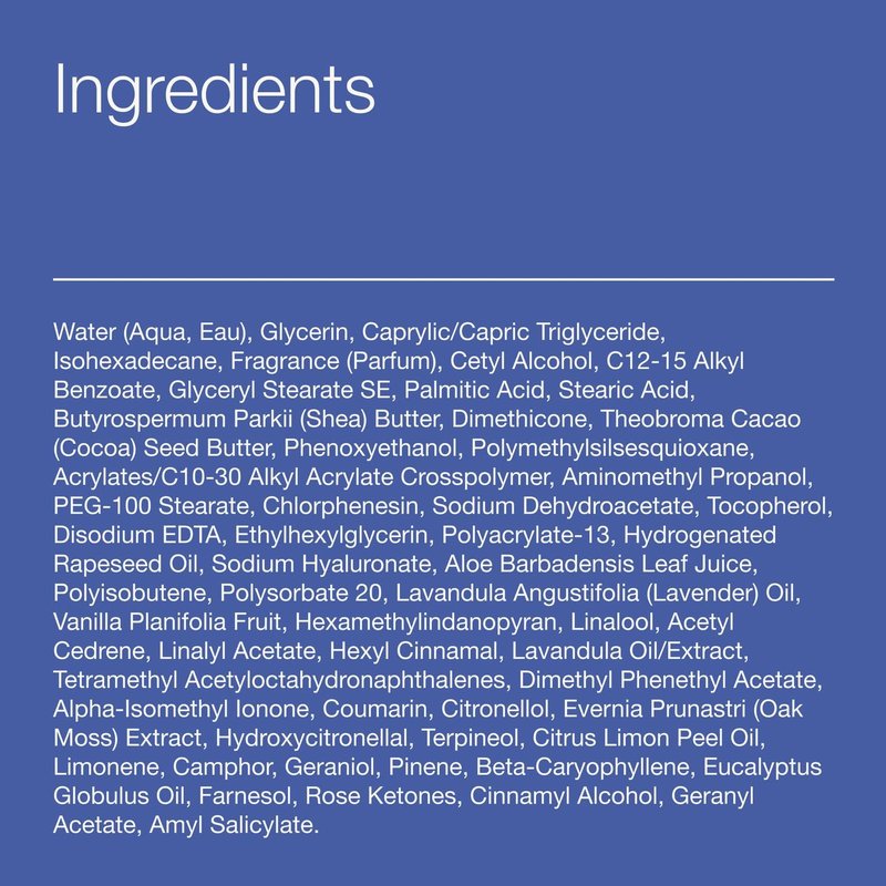 Bath & Body Works Lavender Vanilla Aromatherapy Body Cream, Ultimate Hydration Moisturizer with Shea Butter & Hyaluronic Acid for Dry Skin, 8 fl oz - 2 Pack