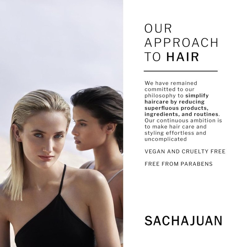 SACHAJUAN Ocean Mist Shampoo & Conditioner Travel Duo | Weightless Volume & Texture | Strengthens Fine Hair with Ocean Silk Technology | Vegan & Paraben-Free | TSA-Friendly | Set of 2