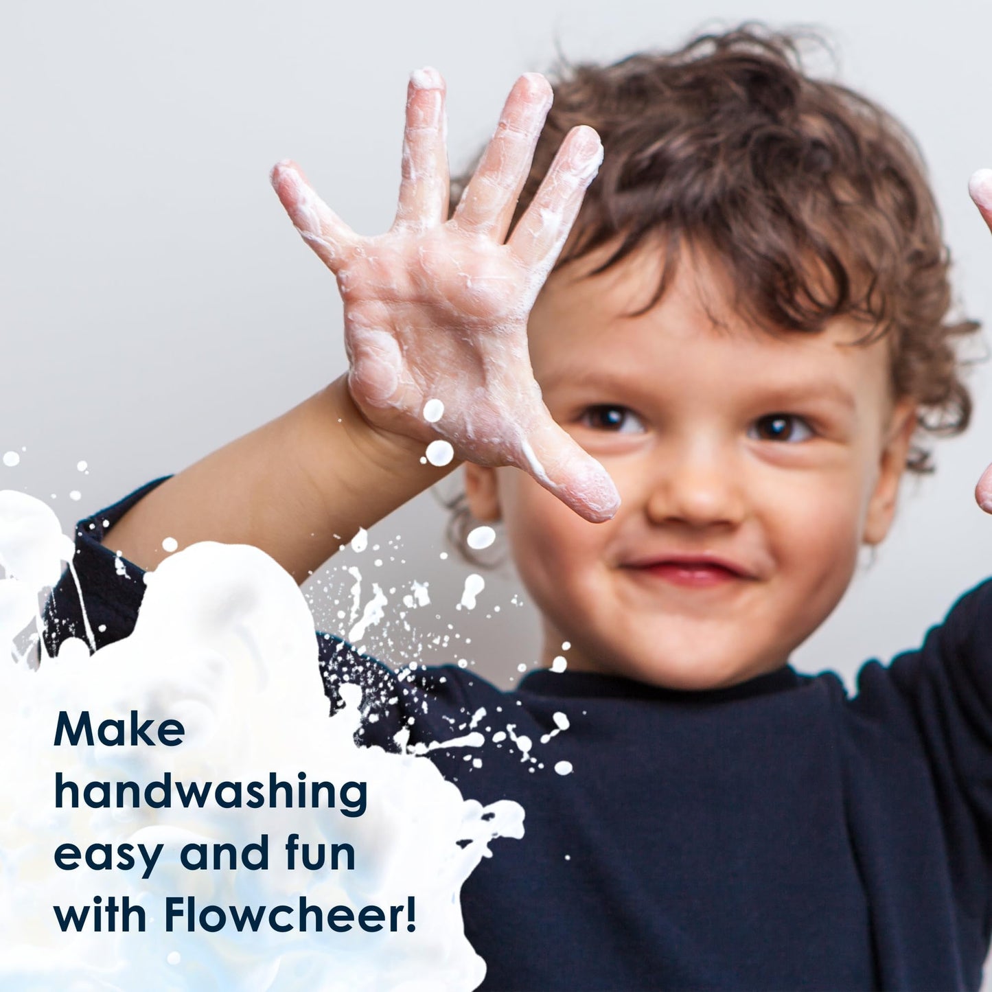 flowcheer Foaming Hand Soap Tablet Refills+ Pump Bottle Dispenser 12 OZ/350 ML Refillable with 12 Pack Variety Fragrance Soap Refills Tablet