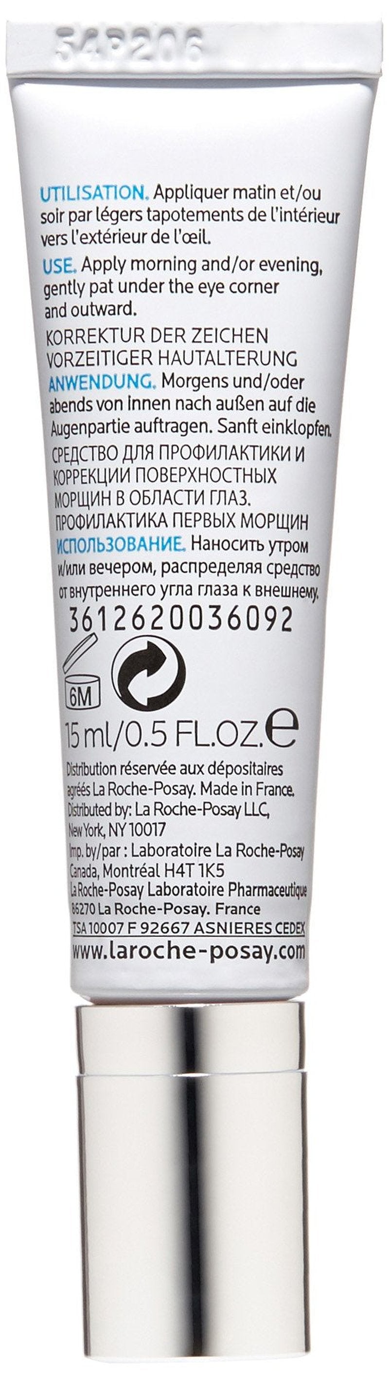 La Roche-Posay Active C Eye Cream Anti-Wrinkle Treatment, 0.5 Fl oz.