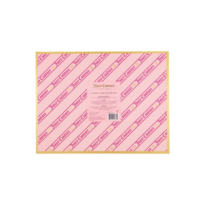 Juicy Couture Hand Lotion Set for Women – 12 Pack Mini Hand Cream, Moisturizing Bath Products, Travel Size Bubble Scented Lotions