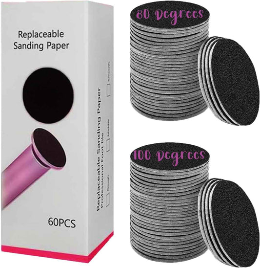 Professional Foot Callus Remover Kit with 120 Extra Disks for Smooth Feet