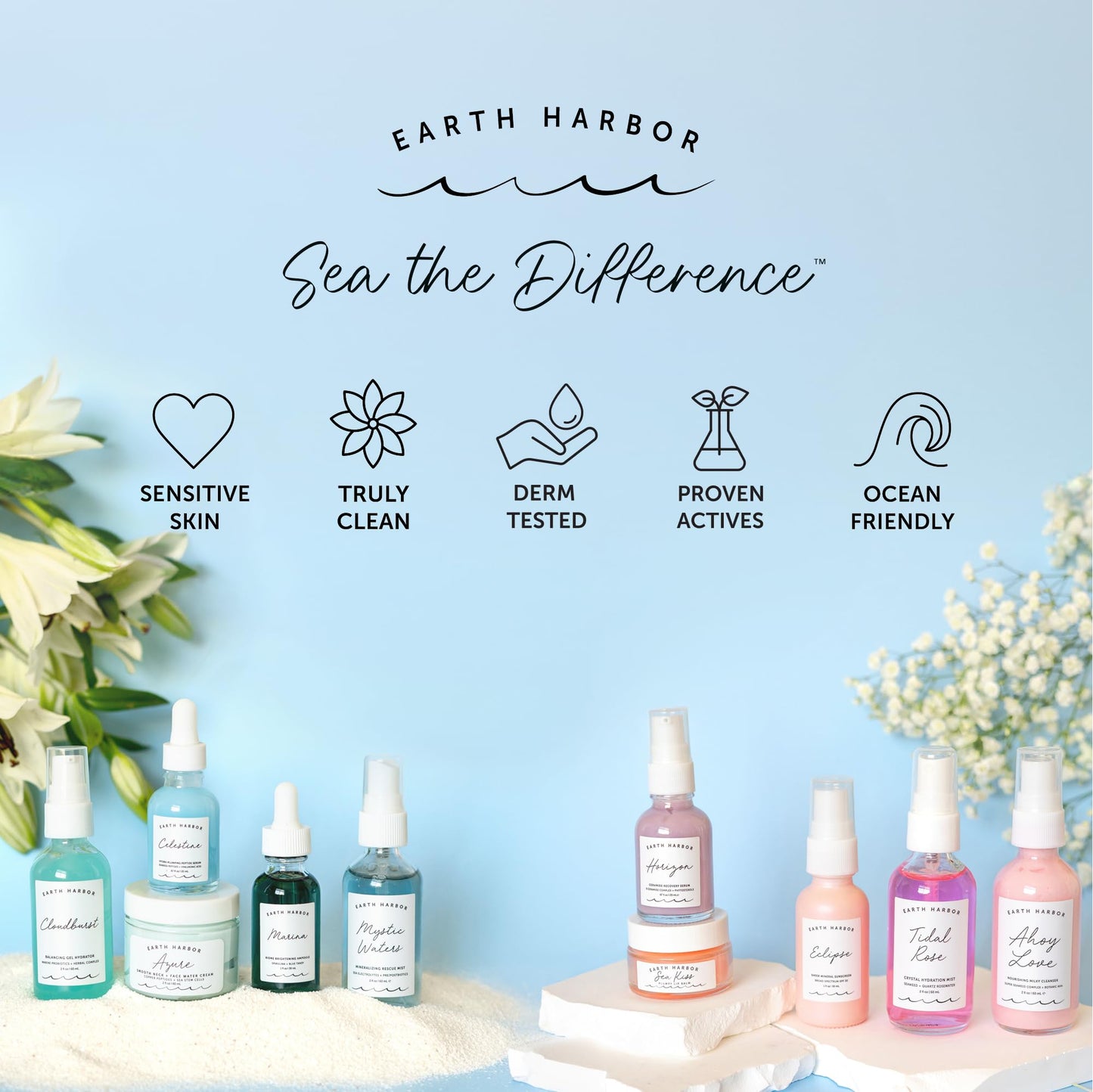 Earth Harbor Mermaid Moon Line-Filling Balm Cream - Vegan Night Treatment for Wrinkles and Hydration, with 20+ Actives - Deeply Restores and Nourishes Skin