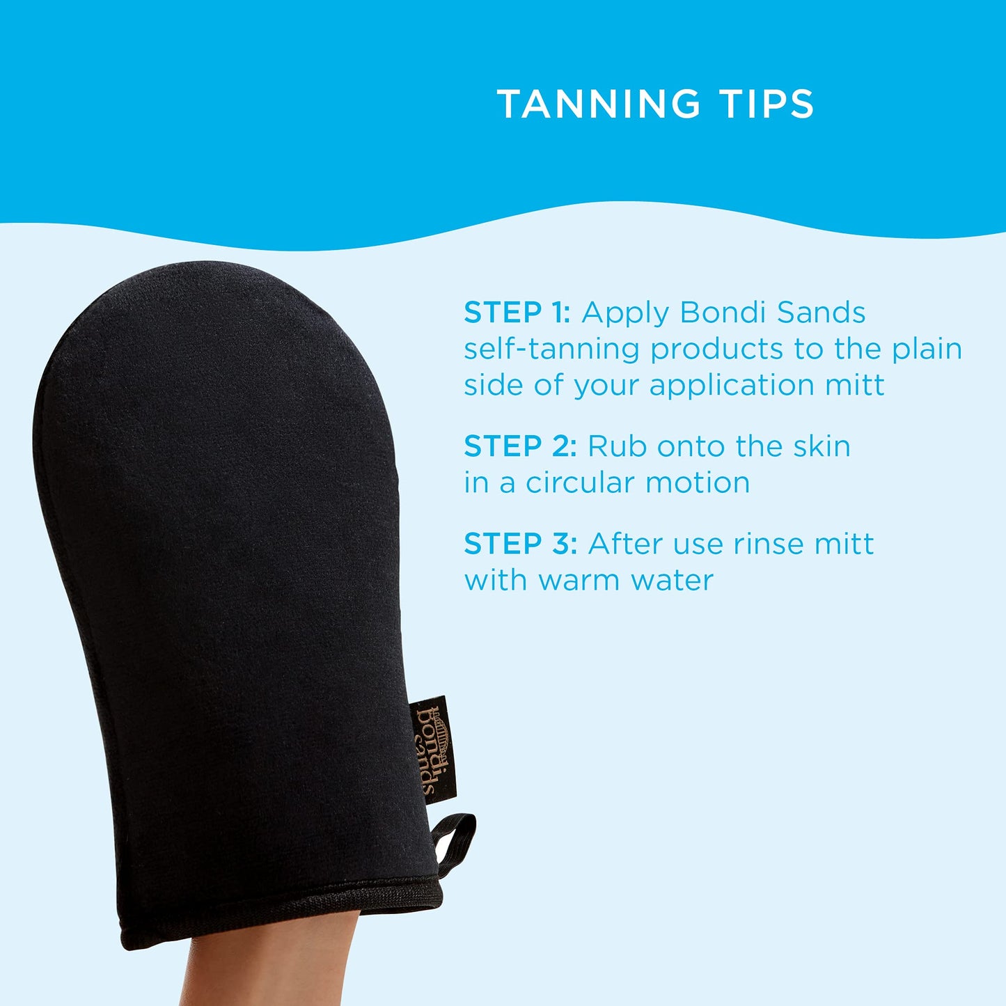 Bondi Sands Aero Dark Self Tanning Foam + Application Mitt | Includes Lightweight Sunless Foam + Reusable Mitt for a Flawless Finish ($35 Value)