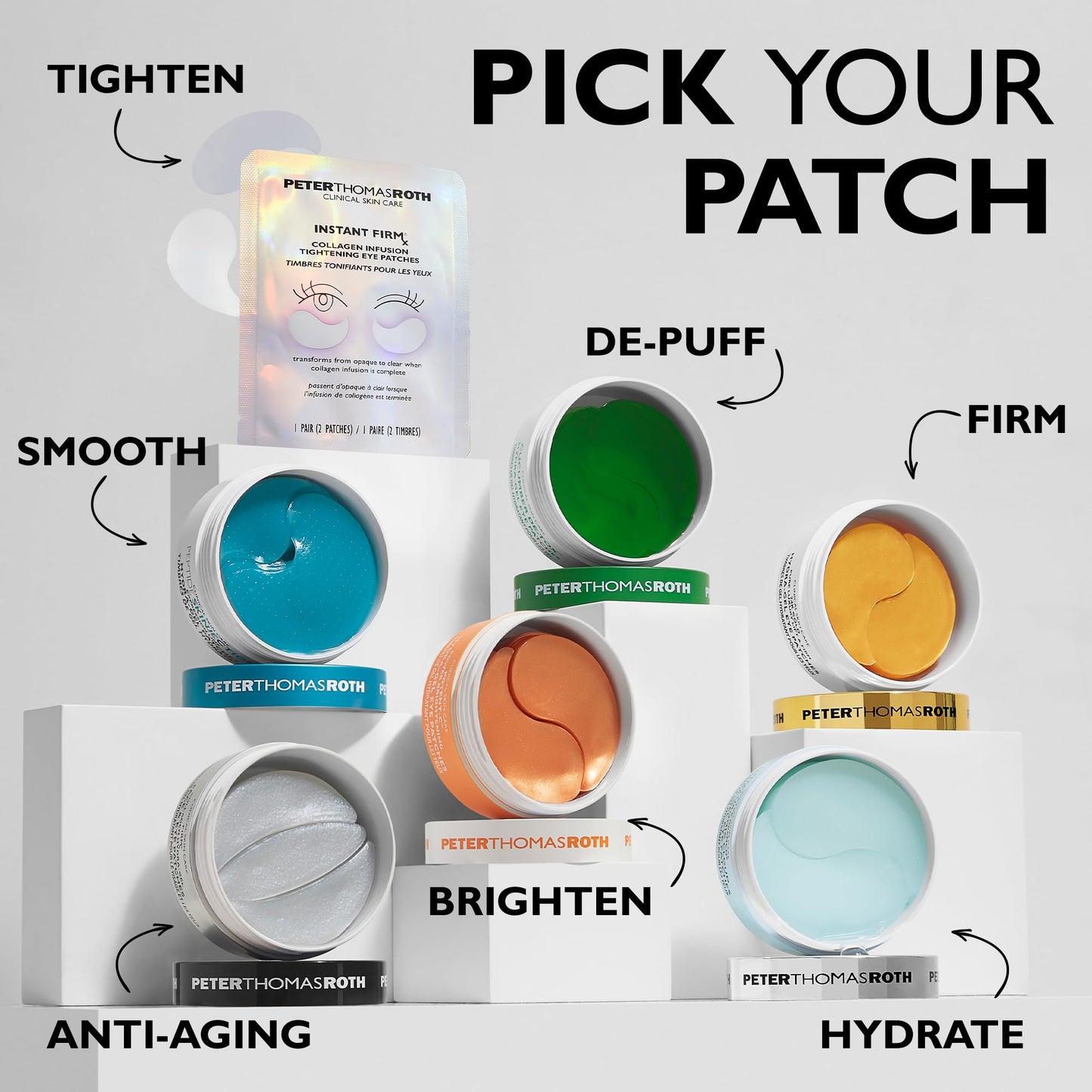 Peter Thomas Roth | Water Drench® Hyaluronic Cloud Hydra-Gel Eye Patches | Hyaluronic Acid Eye Masks for Hydration and Dark Circles