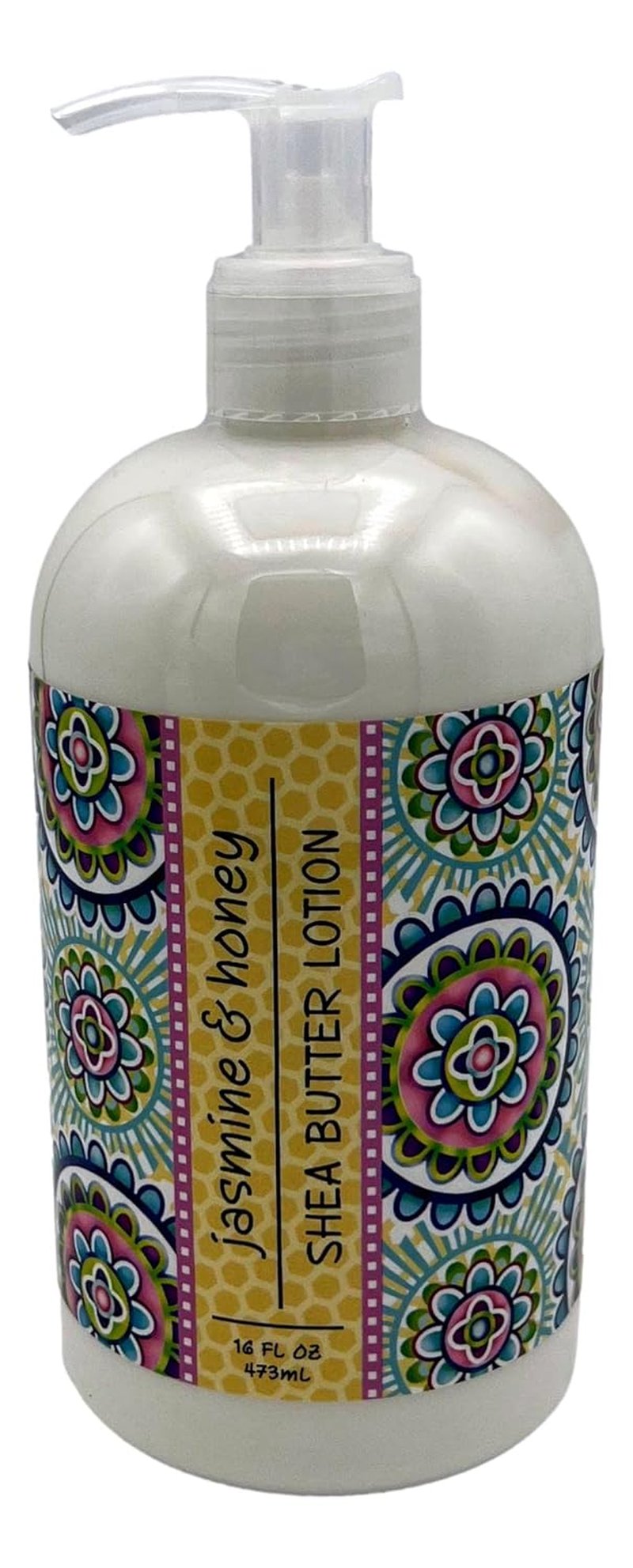 Jasmine & Honey Hand Soap and Shea Butter Lotion Set - 16 Oz Each | Luxurious Moisturizing Duo