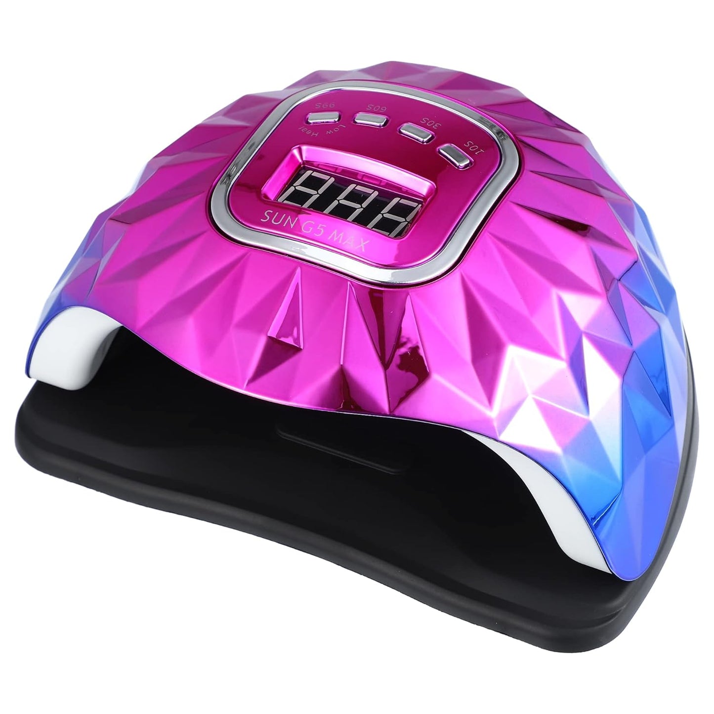 200W Portable UV-LED Nail Lamp with Sensor & 4 Timers - Fast Curing Gel Dryer