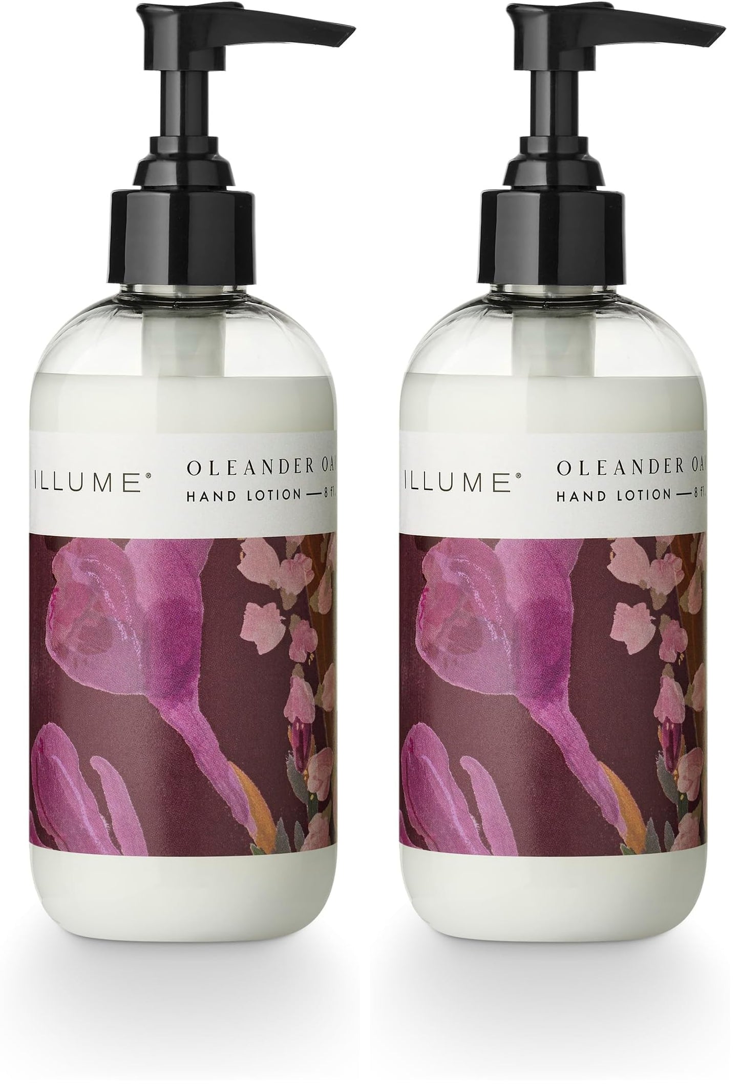 Illume Beautifully Done Oleander Oak Hand Lotion (Pack of 2)