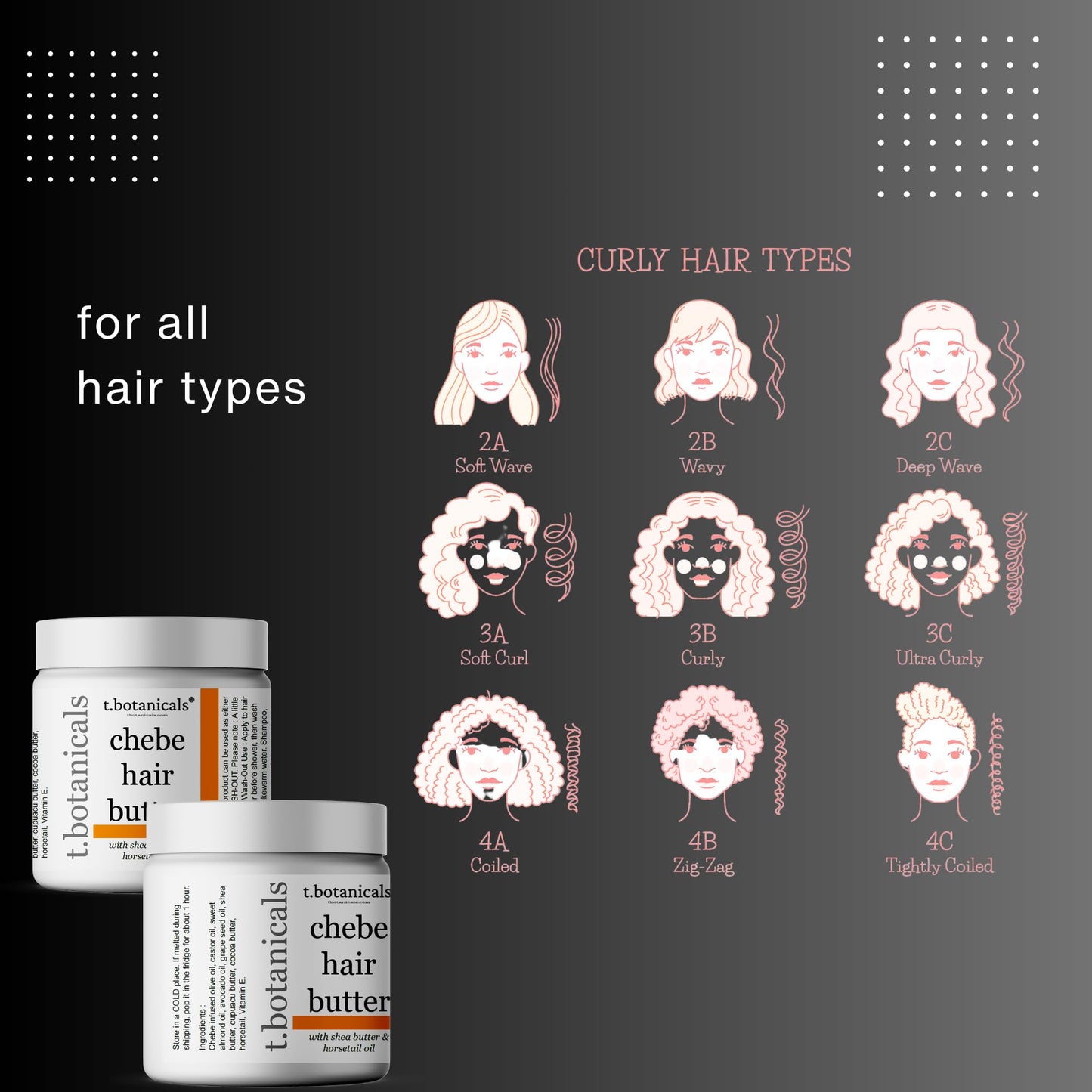 Chebe Butter and Leave In Conditioner Set for Lustrous Locks - Promote Longer, Stronger Hair Growth, Thickening and Eliminate Breakage with Infused Chebe Powder (Lavender, 8 oz each)