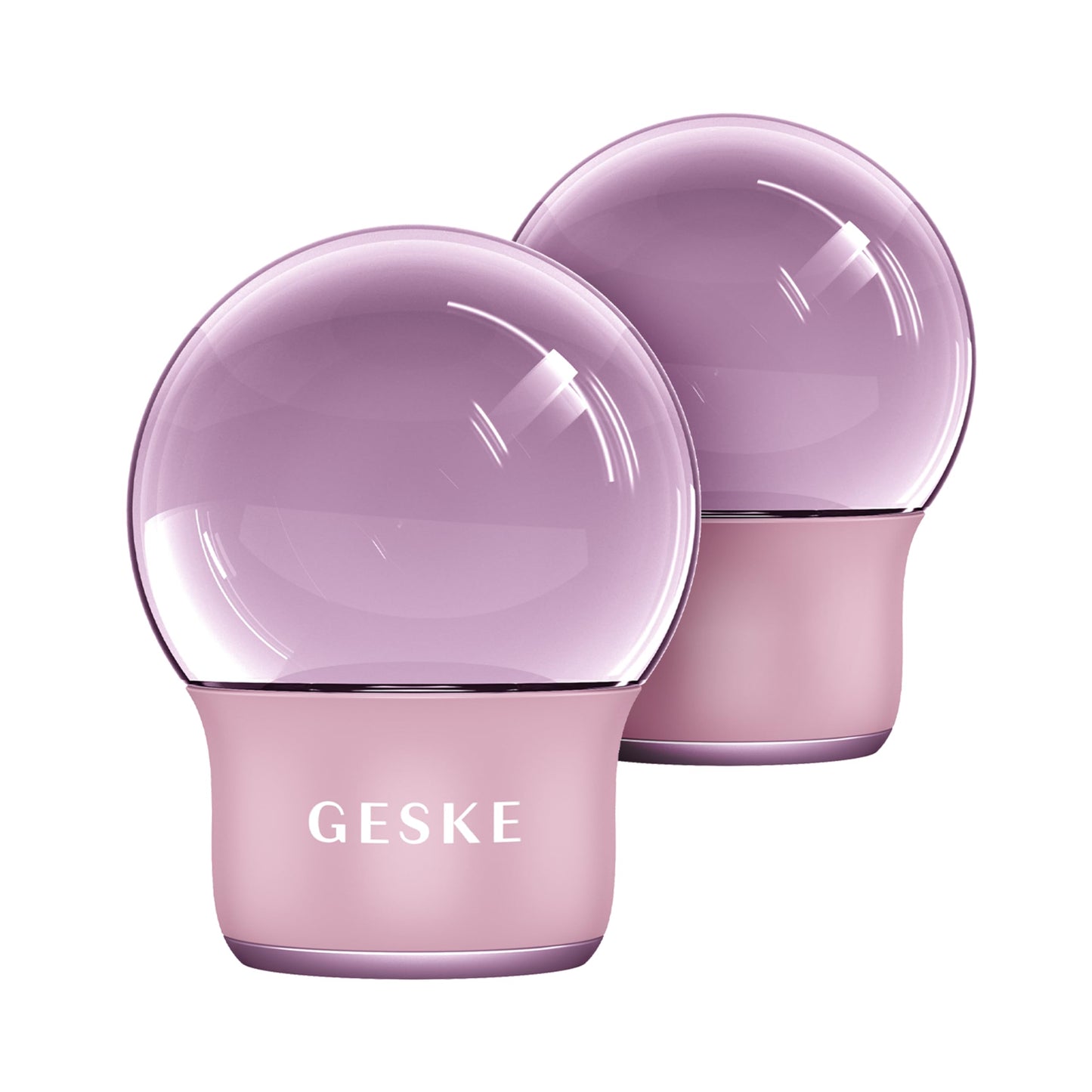 GESKE SmartAppGuided™ Cool & Warm Face & Body Massager | 7 in 1 | Multifunctional Massager | Face & Body | Battery-free Cooling & Warming | Firms, Relaxes & De-Puffs Skin | Globular Design