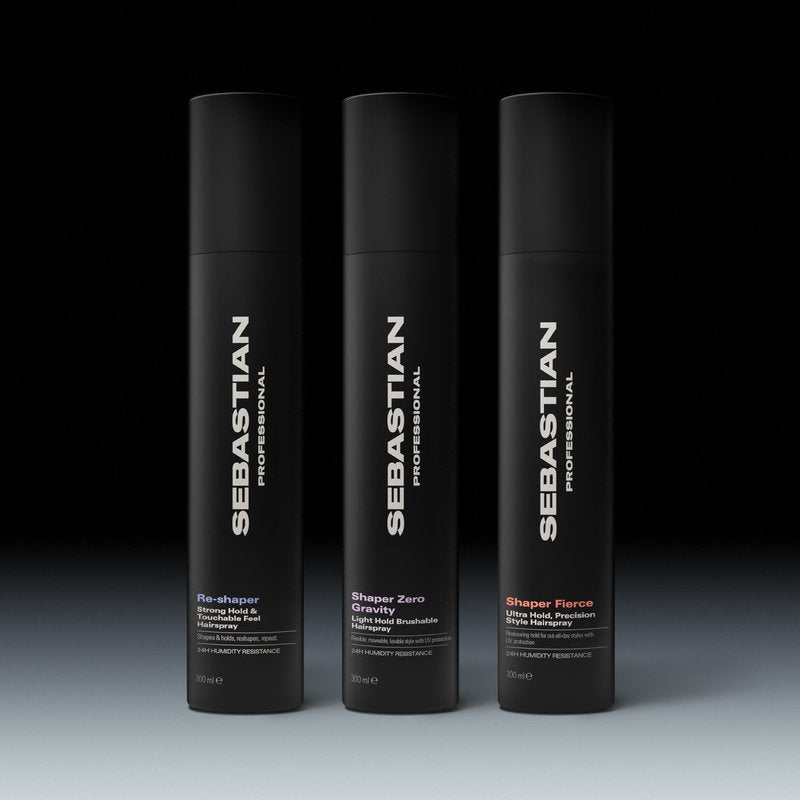 Sebastian Professional Shaper Fierce Hairspray | Strong, Ultra-Firm, All Day Hold | 10.6 oz | Packaging May Vary