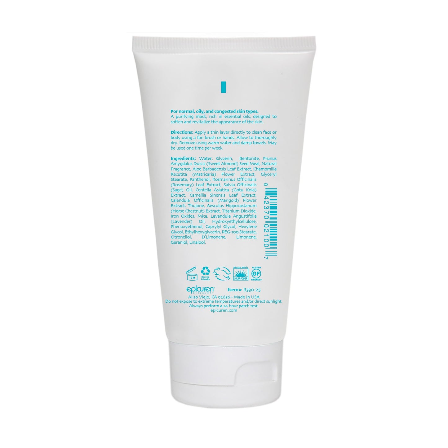 epicuren DISCOVERY Volcanic Clay Purifying Mask, 2.5 Fl Oz