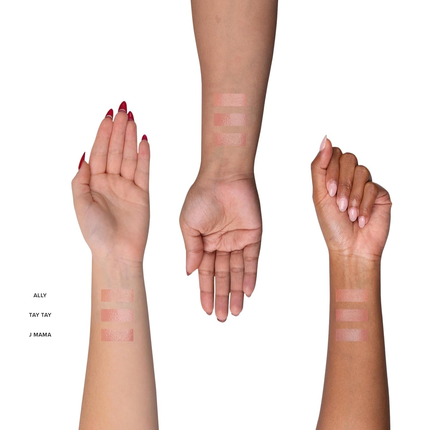 Nudestix Nude Natural Lips Kit - 3-Piece Gel Lip & Cheek Balm Set in Hydrating Nude Shades | Vegan, Glossy Finish