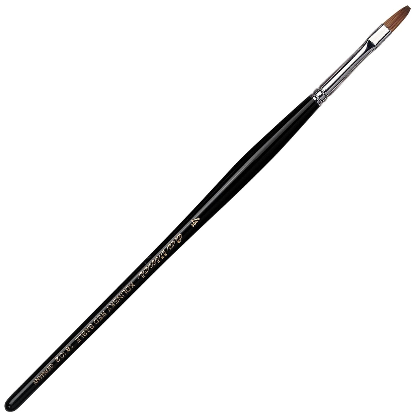 da Vinci Size 6 Acrylic Nail Brush - Round Russian Red Sable with Blue Handle