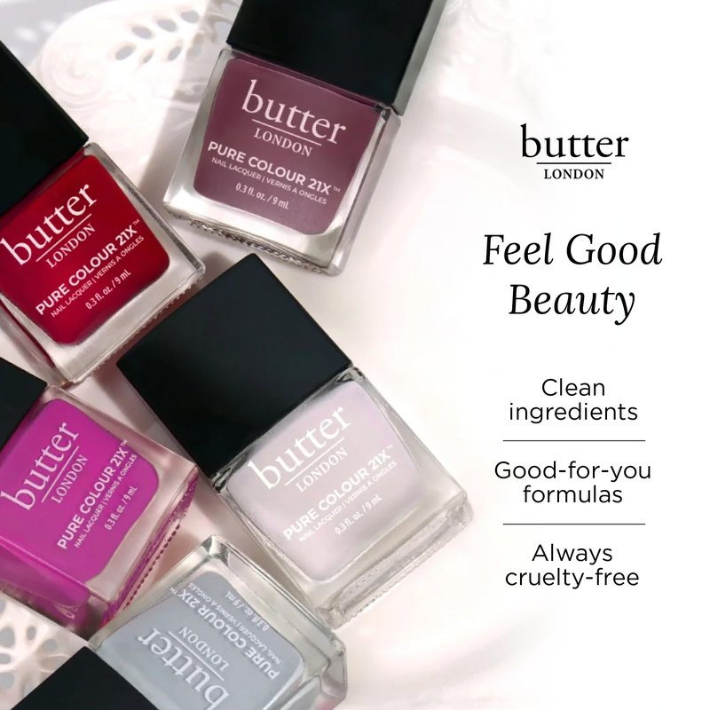 butter LONDON PC21X Nail Lacquer Polish, All Hail the Queen - Fast-Drying, Long Lasting Gel-Like Finish & Chip-Resistant Nail Lacquer Helps Protects & Strengthens Nails - Vegan & Cruelty-Free