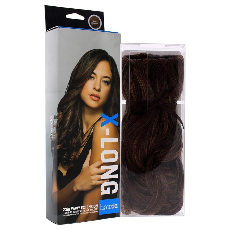 Wavy Hair Extensions - R28s Glazed Fire Color | Natural Look & Easy Application