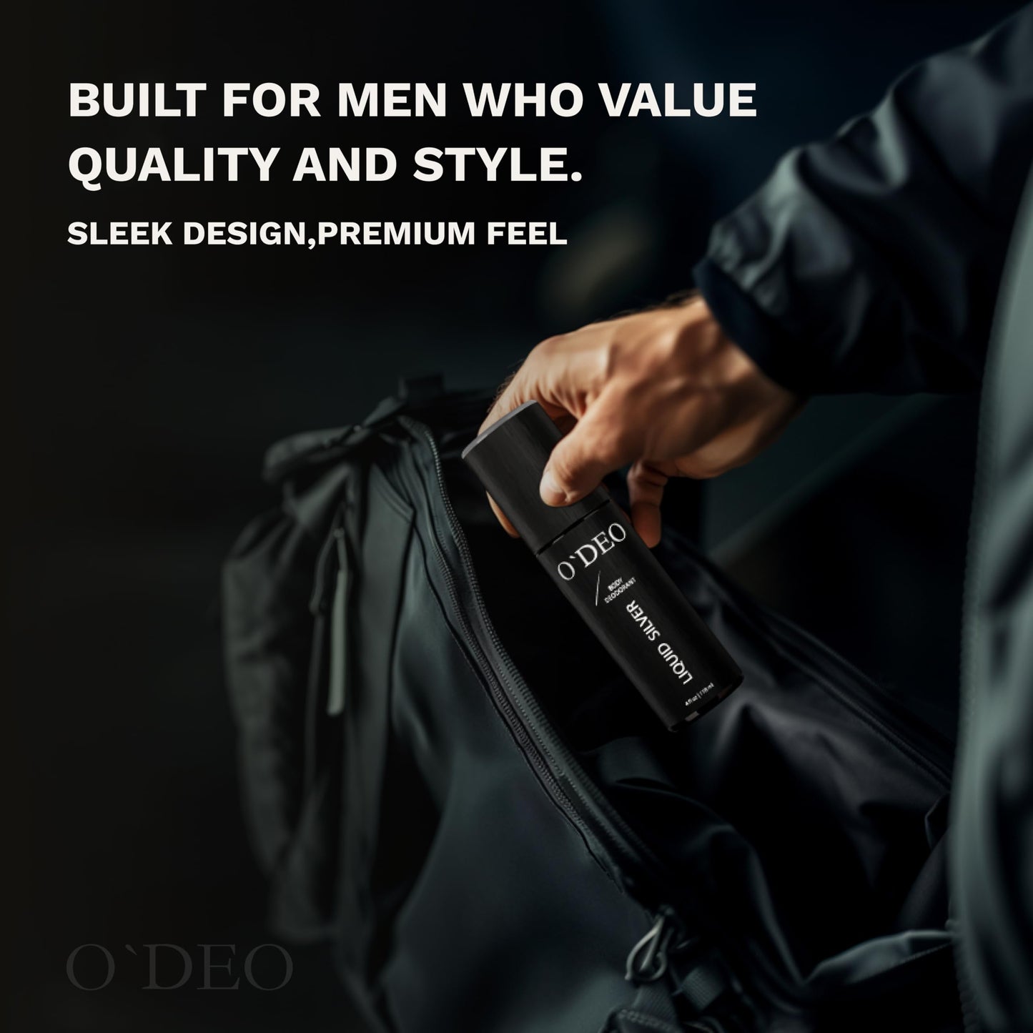 ODEO Aluminum Free Deodorant for Men All Natural Deodorant Spray Organic Deodorant 4 fl oz Unscented for Sensitive Skin