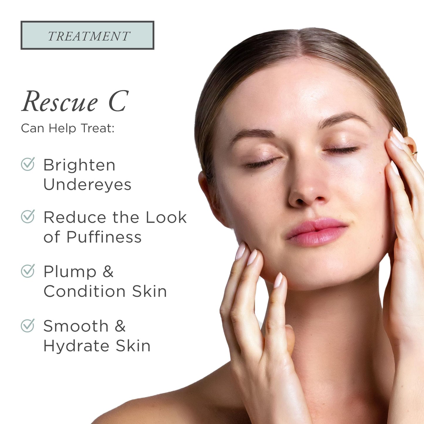 PÜR MINERALS Rescue C Brightening Vitamin C & Peptide Eye Cream, Vitamin C, Caffeine, Peptide, 0.5 oz