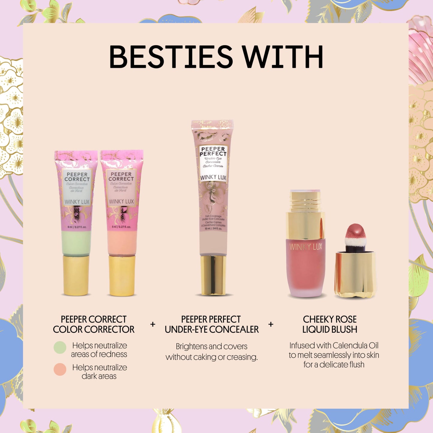 Winky Lux White Tea Tinted Moisturizer SPF 30 - Buildable Coverage with Facial SPF, Lightweight Sunscreen for Face, Naturally Radiant Finish, Long Lasting Coverage with Vitamin E, Light