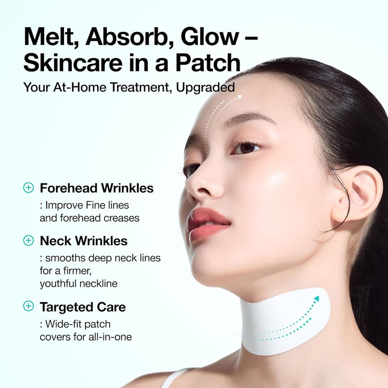 ANUA PDRN Collagen Care Set | Plumping Serum Spray & Firming Collagen Patches for Neck & Face