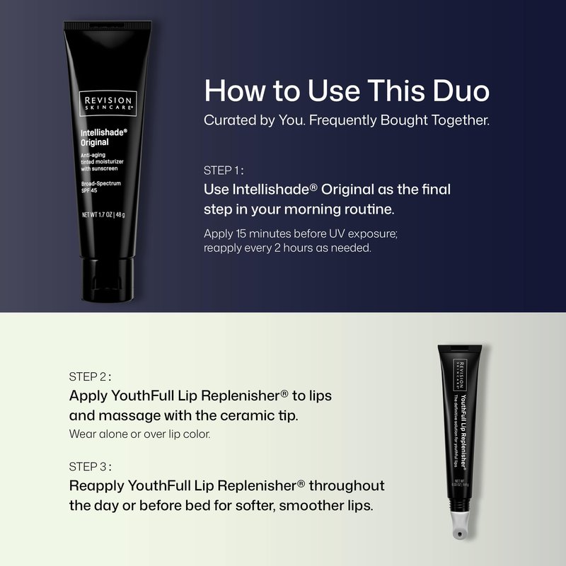 Hydrating Lip Plumper and Anti-Aging Tinted Moisturizer with Sunscreen