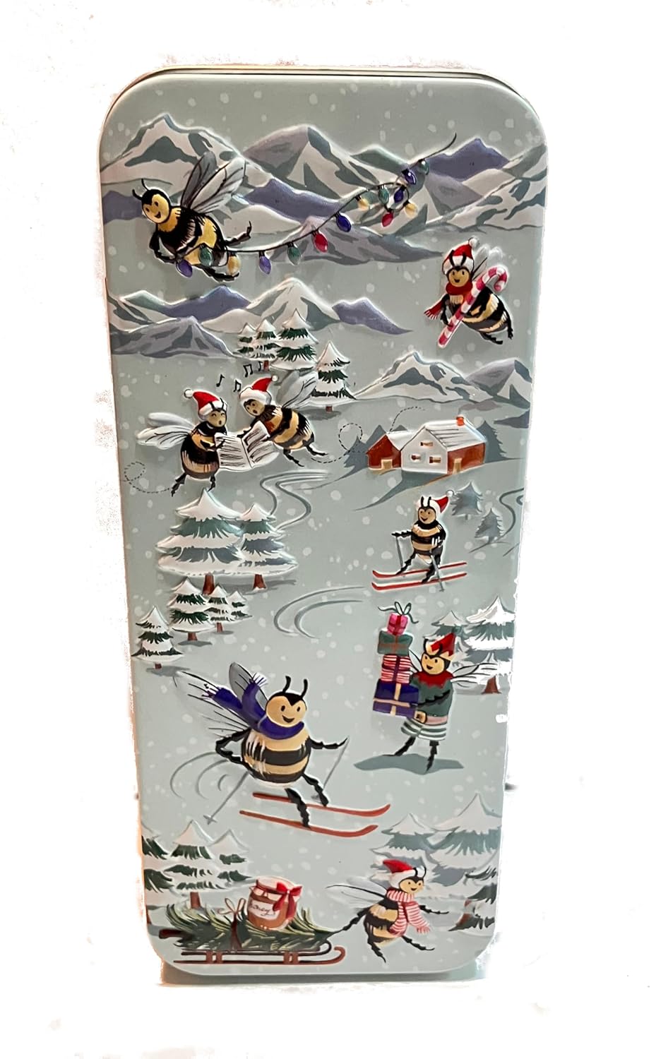 Vegan Honey Hand Cream Tin - Heathcote & Ivory Busy Bees 3.4oz for Skiing & Dry Skin