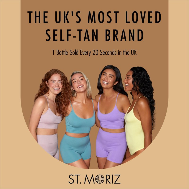 St Moriz Velvet Self Tanning Mitt - Reusable Self Tanner Applicator Glove For Even Self Tan Coverage & Streak Free Finish - Use with Any Self Tanner Mousse, Mist, Lotion - Self Tan Mitt - Pack of 1