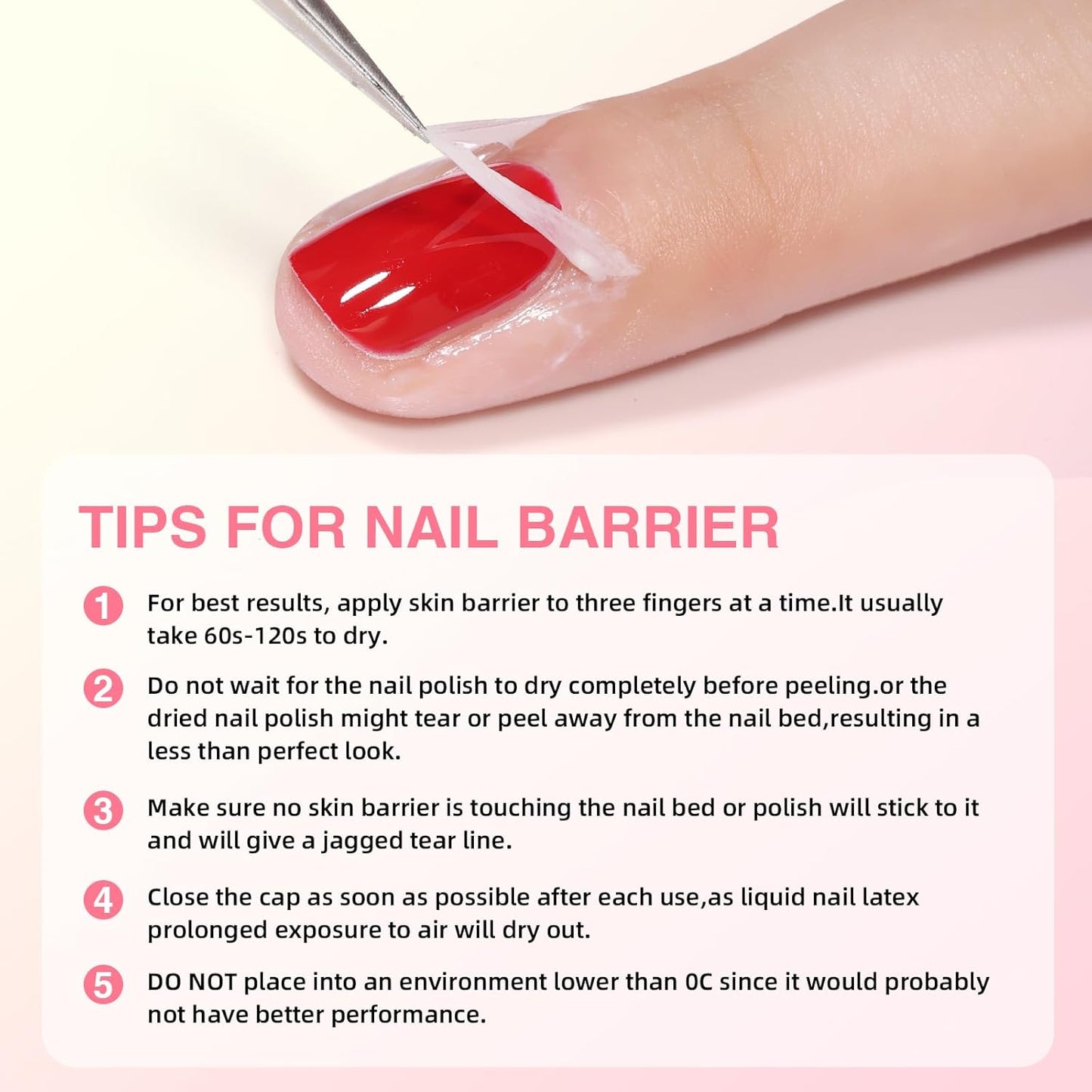 Gel Polish Remover Kit - 3 x 18ml with Cuticle Oil & Liquid Latex Tape, Fast 3-5 Min Removal