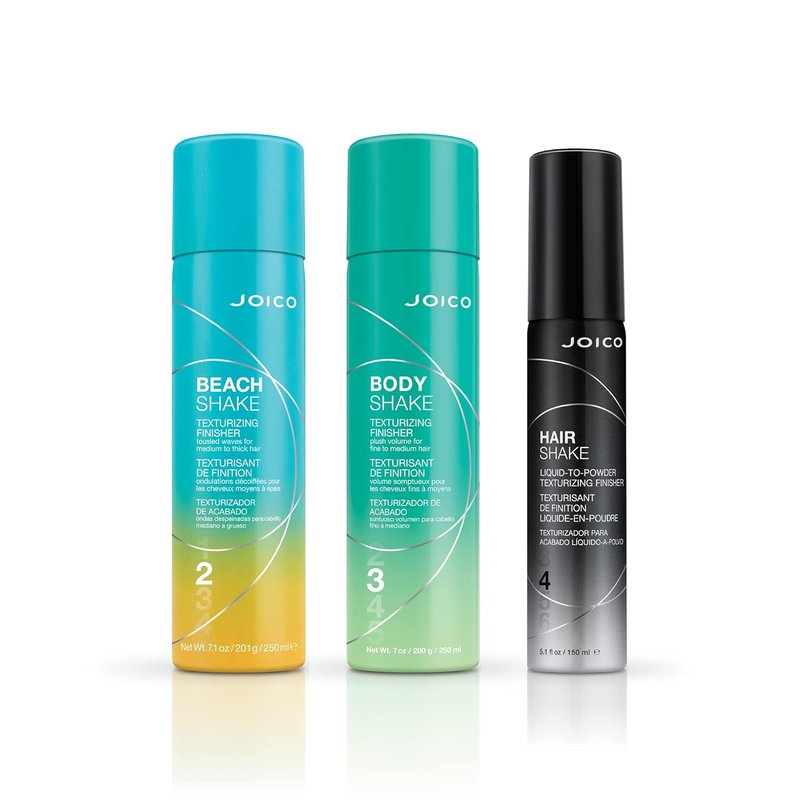 Joico Body Shake Texturizing Finisher - Long-Lasting Volume & Frizz Control for Fine to Medium Hair | Thermal & UV Protection