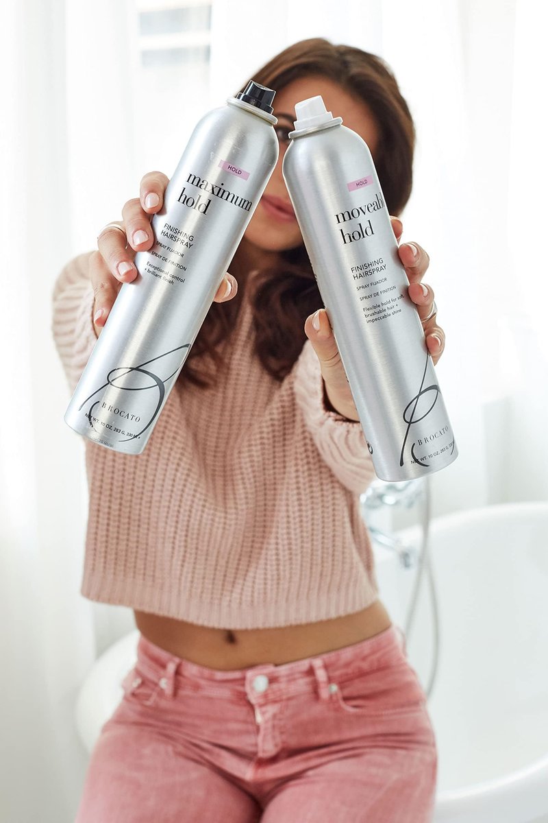 Brocato Maximum Hold Finishing Hairspray (50% VOC), 10oz | Exceptional Control and Brilliant Finish | For All Hair Styles