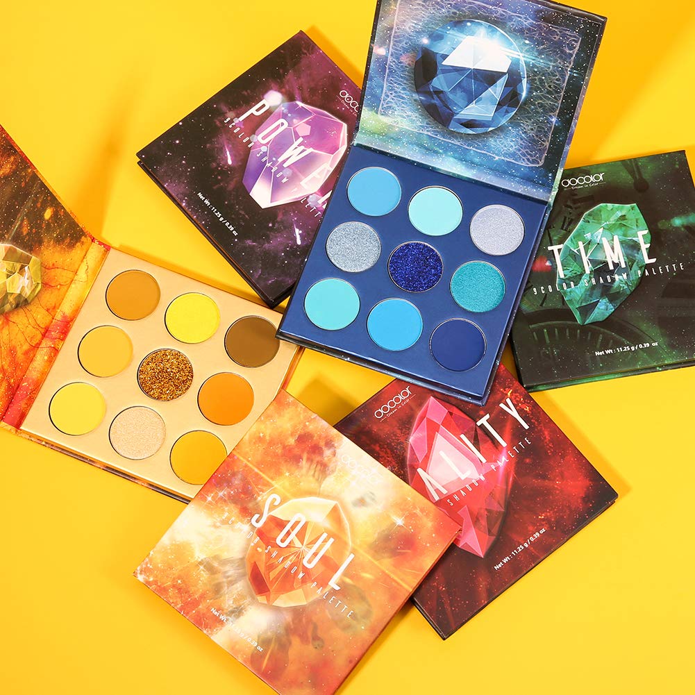 docolor Eyeshadow Palette 54Colors Gemstone Eye Shadow Palette Highly Pigmented Mattes Glitter Shimmers Naked Smokey Cream Powder Blendable Long Lasting Waterproof Colorful Professional Makeup Palette