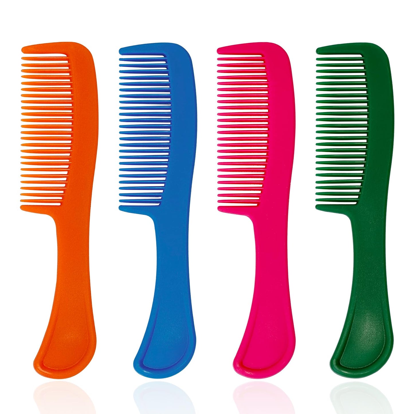 250 pcs Combs In Bulk Individually Wrapped, 4 color Pocket Hair Combs Set for Women, Men and Kids, Colorful Travel Comb Bulk for Airbnb Homeless Hotel Shelter Home Charity