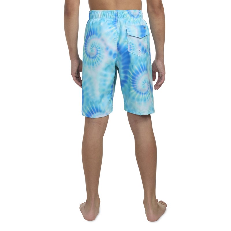 Hurley Boys Pull On Swim Trunks, Blue Tie Dye, S