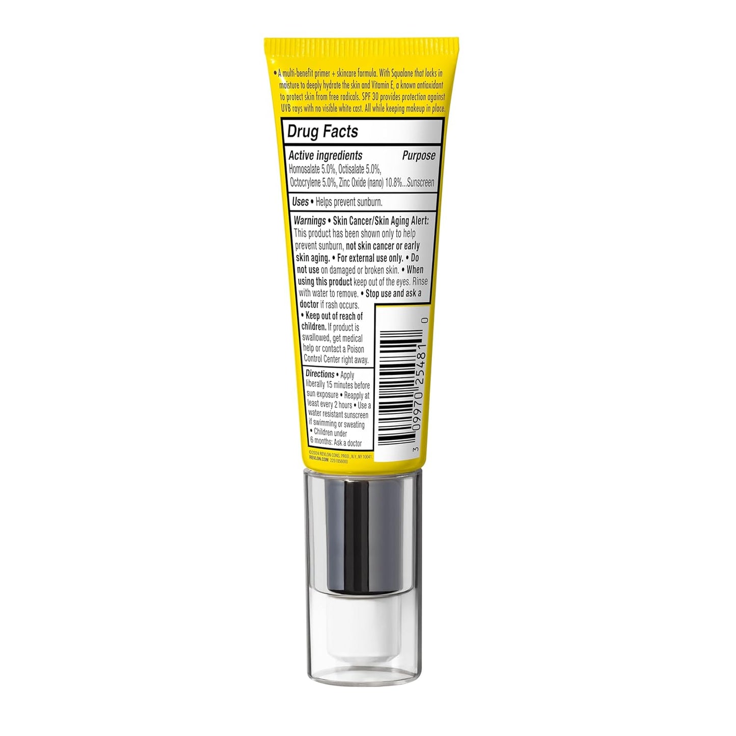 Revlon Illuminance Moisturizing Primer - SPF 30 Face Makeup Primer with Squalane & Vitamin E | 0.95 fl oz