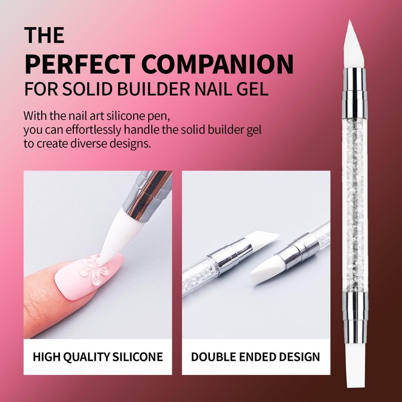 Finger Secret 3D Gel Nail Art Kit-Solid Builder Gel for Nails 3D Sculpting Carving Building Modeling Hard Extension for Beginner DIY Salon at Home Cured Needed