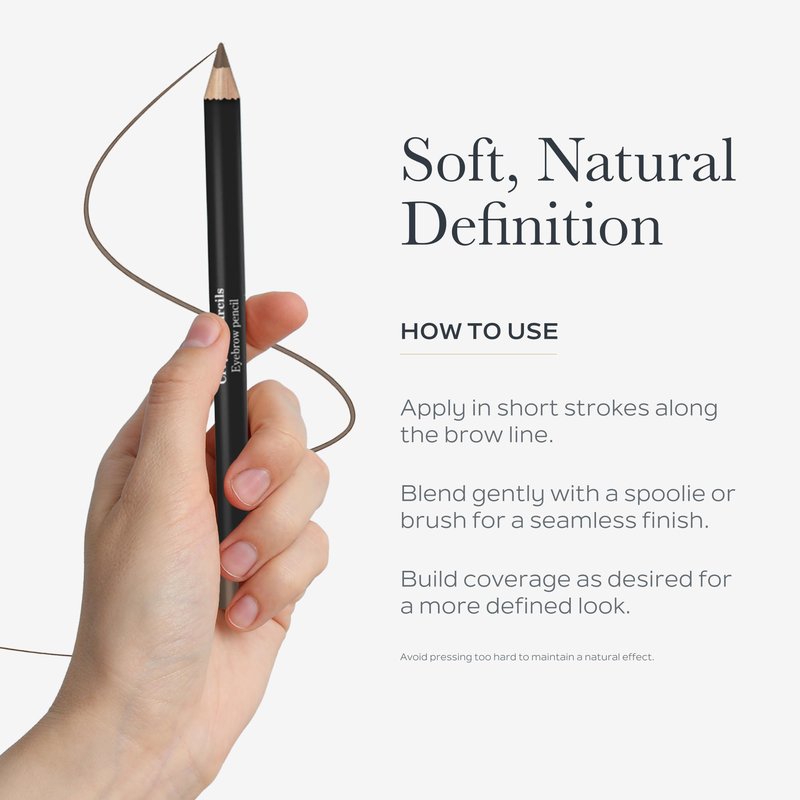 Sothys | Eyebrow Pencil (20 Brun) | Waterproof Brow Shaper & Filler for Women | Powdery Finish & Natural Look | Smooth Wax-Powder Texture