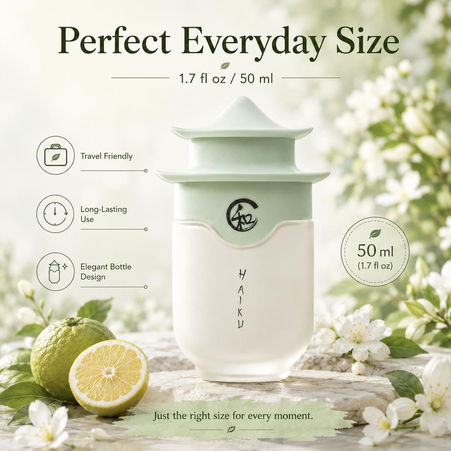 AVON Haiku Eau de Parfum for Women โ Nature Inspired Womenโs Fragrances โ Fresh Green Floral Long Lasting Perfumes for Women with Japanese Yuzu โ 1.7 fl oz Womens Signature Perfume for Daily Zen Wear