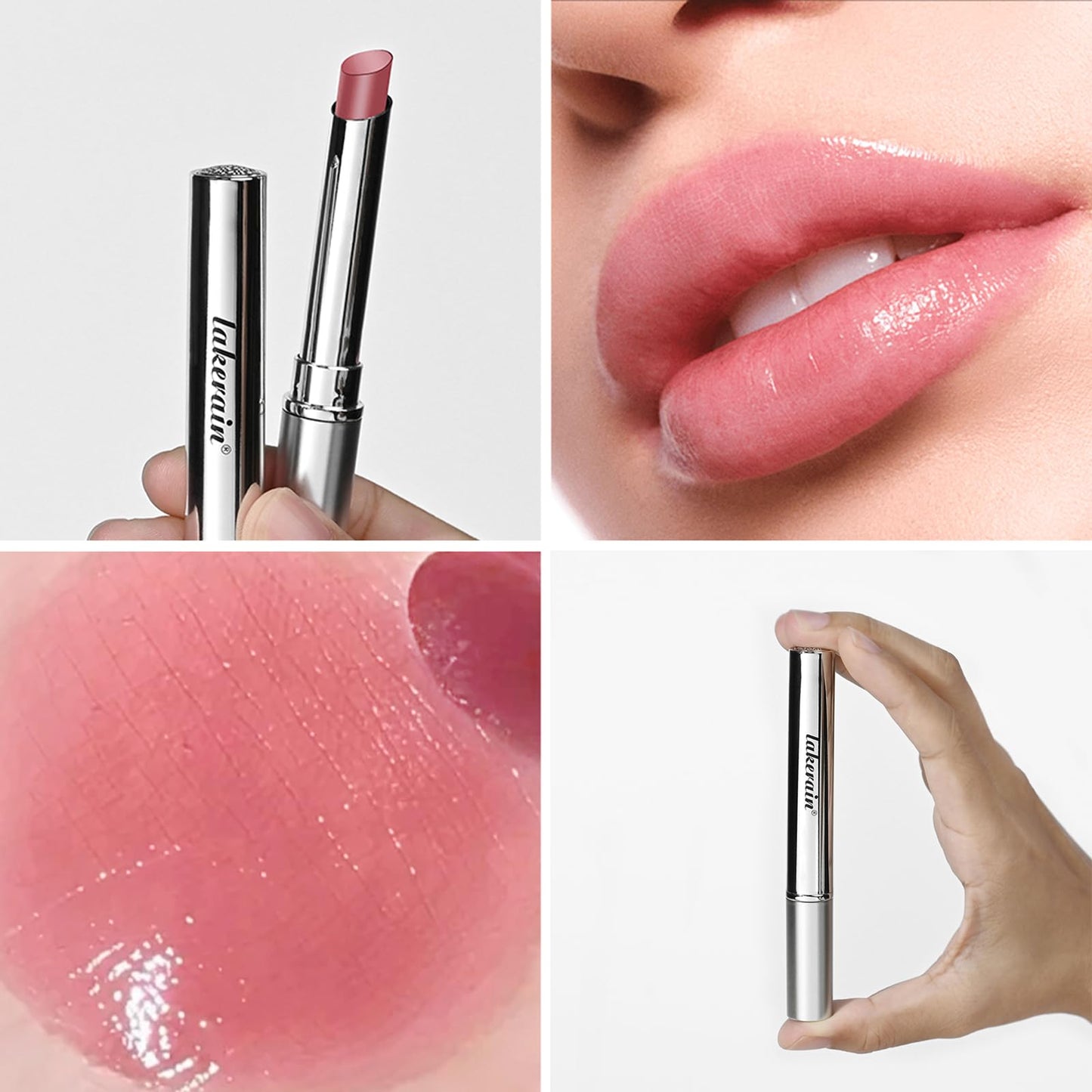 SHEEYOON Honey Lipstick Tinted Lip balm, Hydrating Nourishing Sheer Formula Lipstick, Natural Glossy Finish (2 PCS PINK)