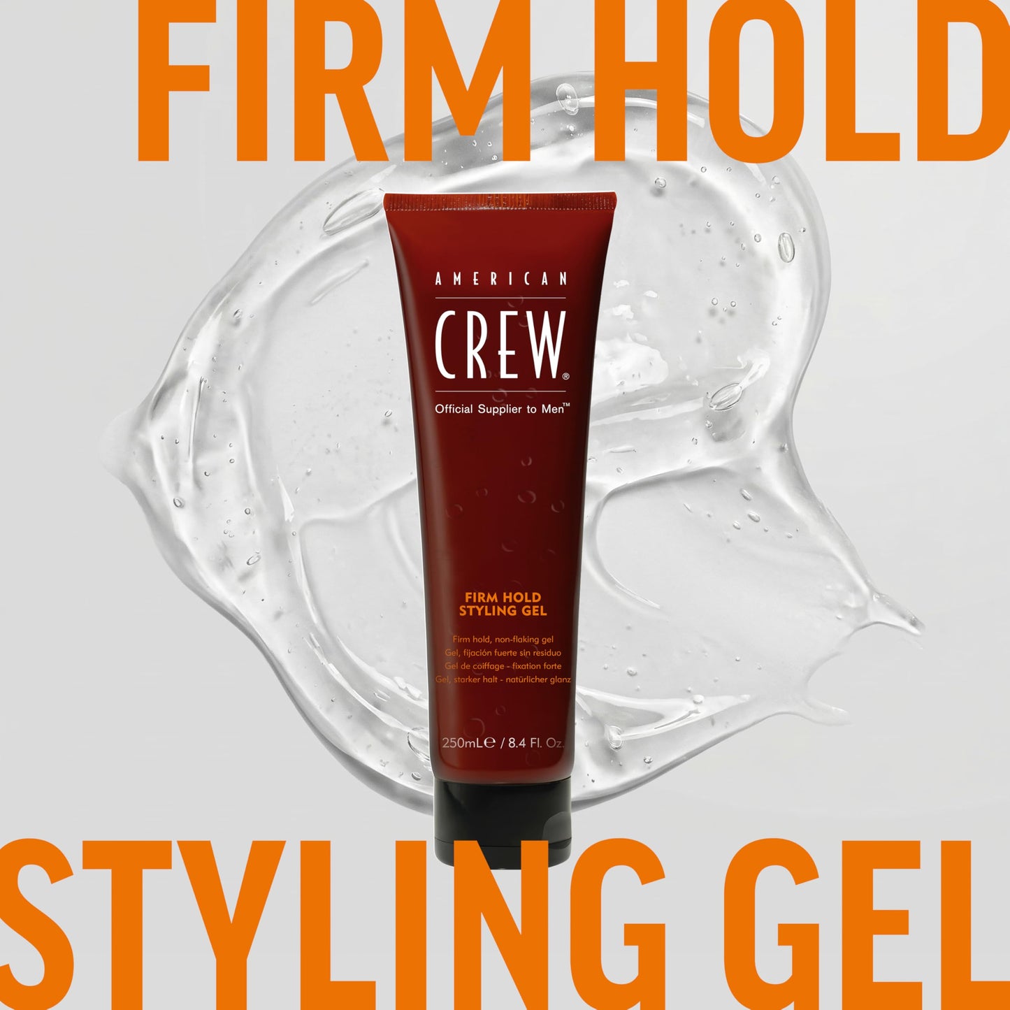 American Crew Men's Styling Gel, Firm Hold & High Shine, 13.1 fl oz