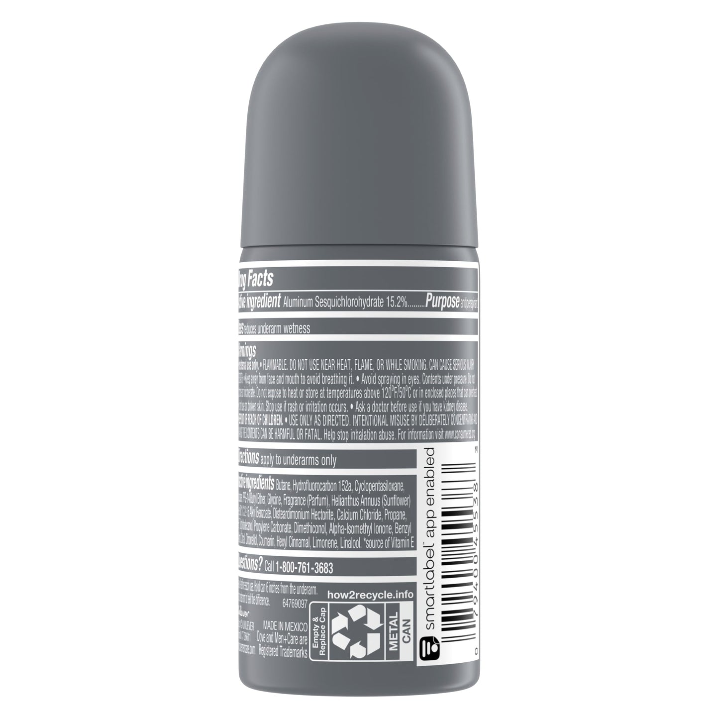 Dove Men+Care Antiperspirant Deodorant Dry Spray Clean Comfort 24 count For Men 72-hour Sweat and Odor Protection with Triple Defense Technology 1 oz