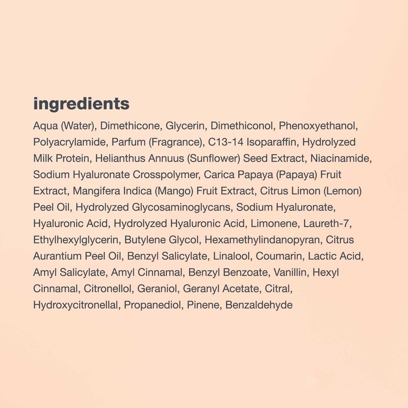 milk_shake moisture & more serum | hydrating leave-in treatment for dry hair | with milk proteins, fruit extracts & hyaluronic acid to smooth and add shine | 3.4 fl oz