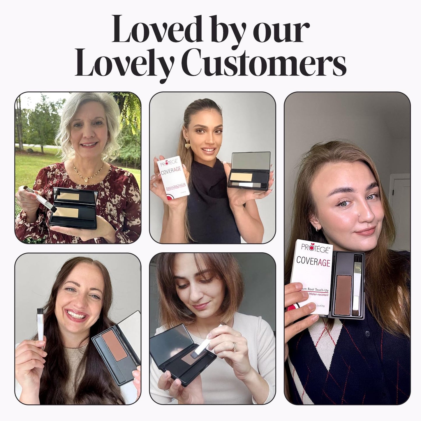 Premium Root Touch Up - CoverAge - Instant Temporary Root Concealer to Cover Up Roots and Grays Between Salon Trips - Water Resistant - Color Roots like Magic Without Spray