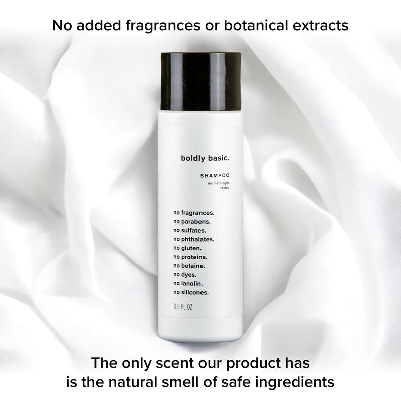 Boldly Basic Fragrance Free Shampoo - Unscented - Dermatologist Tested