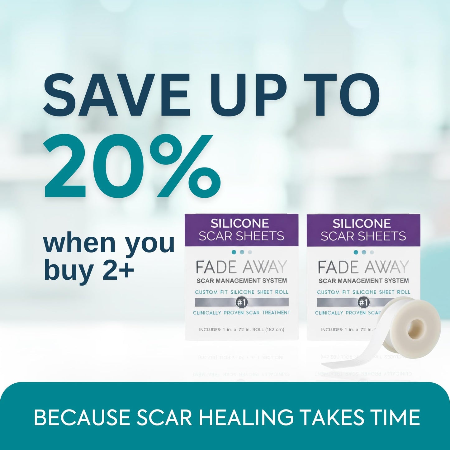 Clinically Proven Silicone Scar Sheets – Medical Grade Tape for Surgery, C-Section, Keloids & Tummy Tuck Scars