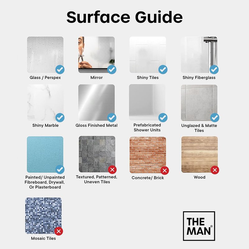The Man Silicone Face Scrubber for Men - Gentle Exfoliator Face Massager - Removes Dead & Dry Skin - Facial Cleansing Brush (Back Scrubber)
