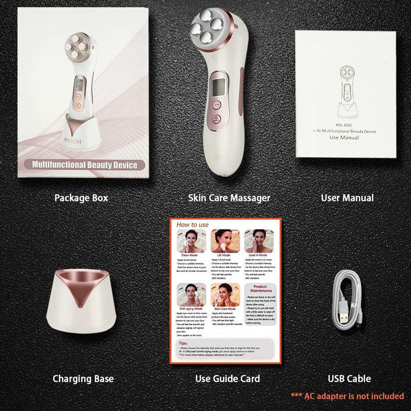 Daily Skin Care Massager Moisturizing Skin Anti-Aging Reducing Wrinkles Firming Face Relieving Stress for Face and Neck