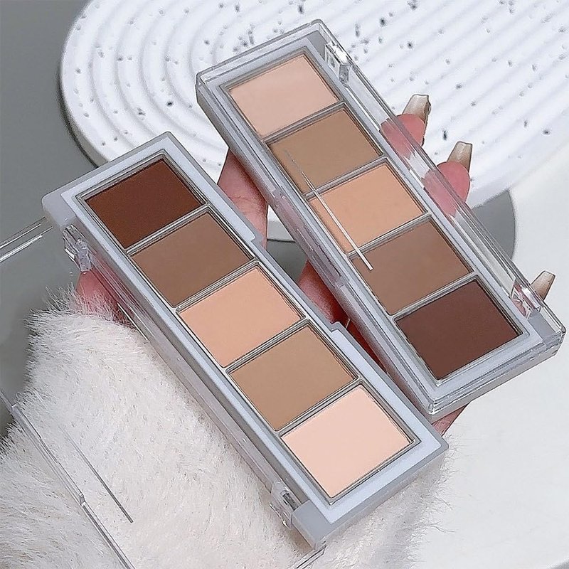 Matte Eyeshadow Palette, Nude Neutral Brown Eye Shadow, Beige Taupe Coffee Eyeshadow, Soft Blendable Natural Makeup, Long Lasting Waterproof Eyeshadow for Daily Office Smokey Look, Sombra de Ojos 01